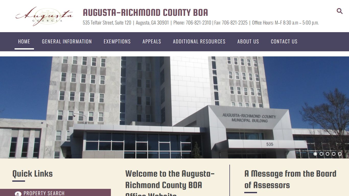 Augusta-Richmond County BOA – Official Website of the Augusta-Richmond ...